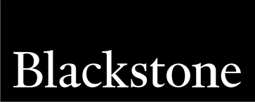 Blackstone logo with white text on a black background.