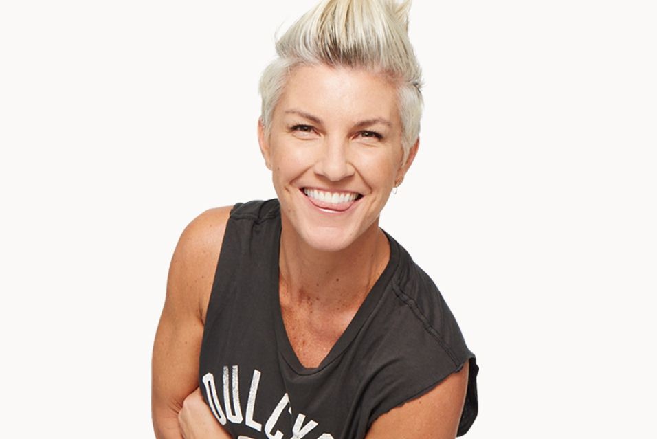 Headshot of SoulCycle instructor Stacey Griffith. 