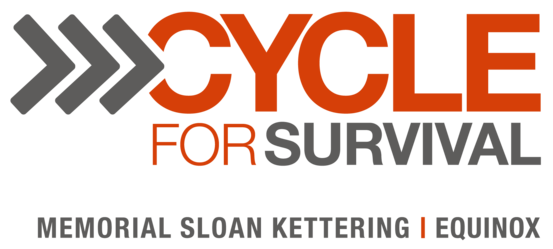 Cycle for Survival logo with arrows and partner names.
